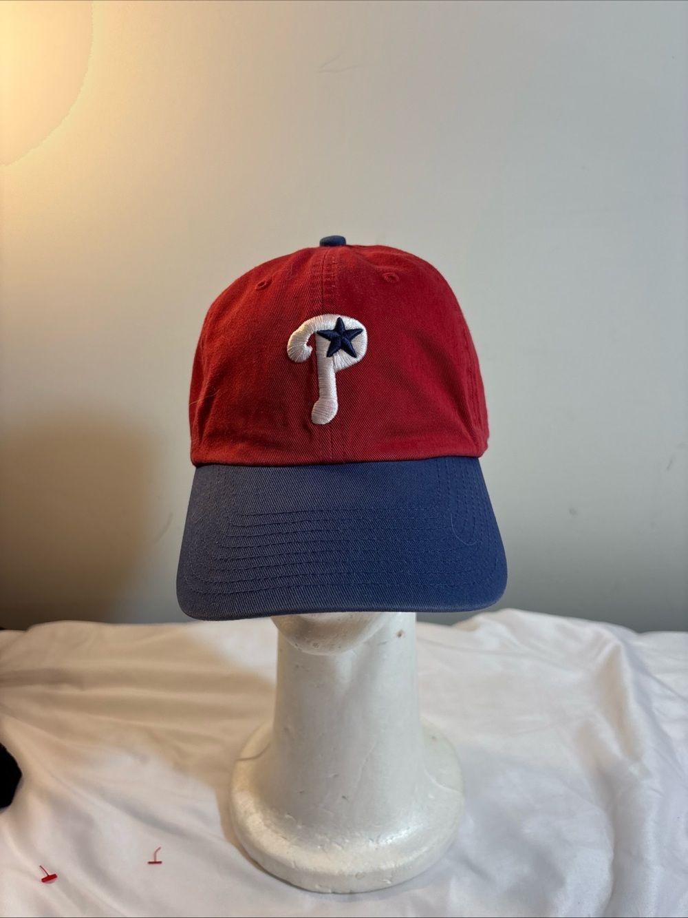 Philadelphia vintage Two-Tone Red & Blue Baseball Cap